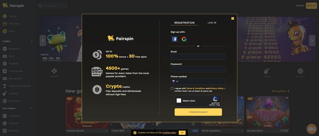 Fairspin Gambling Establishment Testimonial|550% as much as EUR10k + 200 FS + $15 FB Fairspin Gambling Establishment Testimonial|550% as much as EUR10k + 200 FS + $15 FB